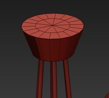 HELSINKI gold chandelier hanging on wall 3D model_3