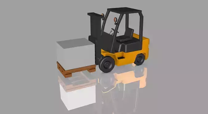 3D Forklift truck