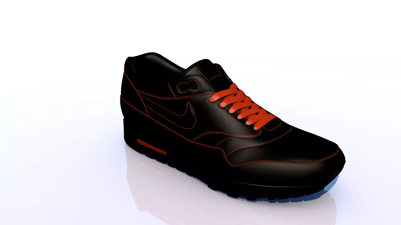 Nike AirMax Shoe 3D model