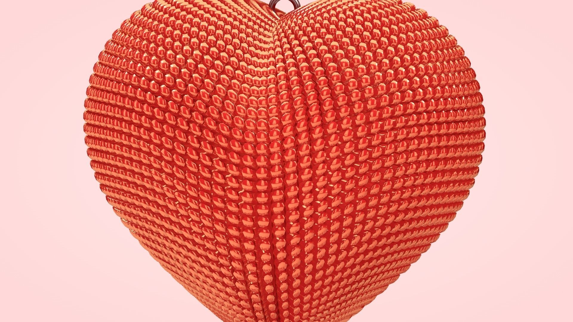 Heart Jewel - Pendant 3D model_3