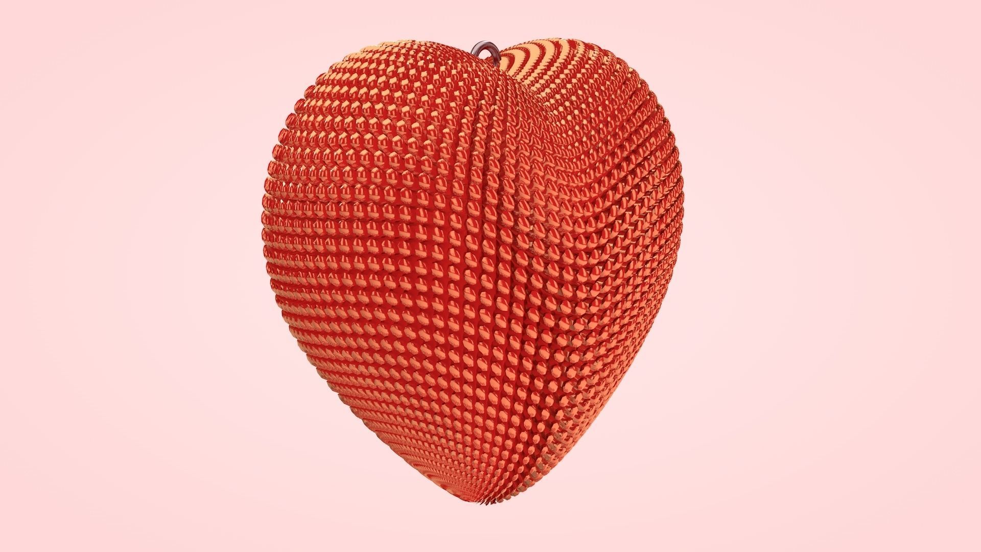 Heart Jewel - Pendant 3D model_5