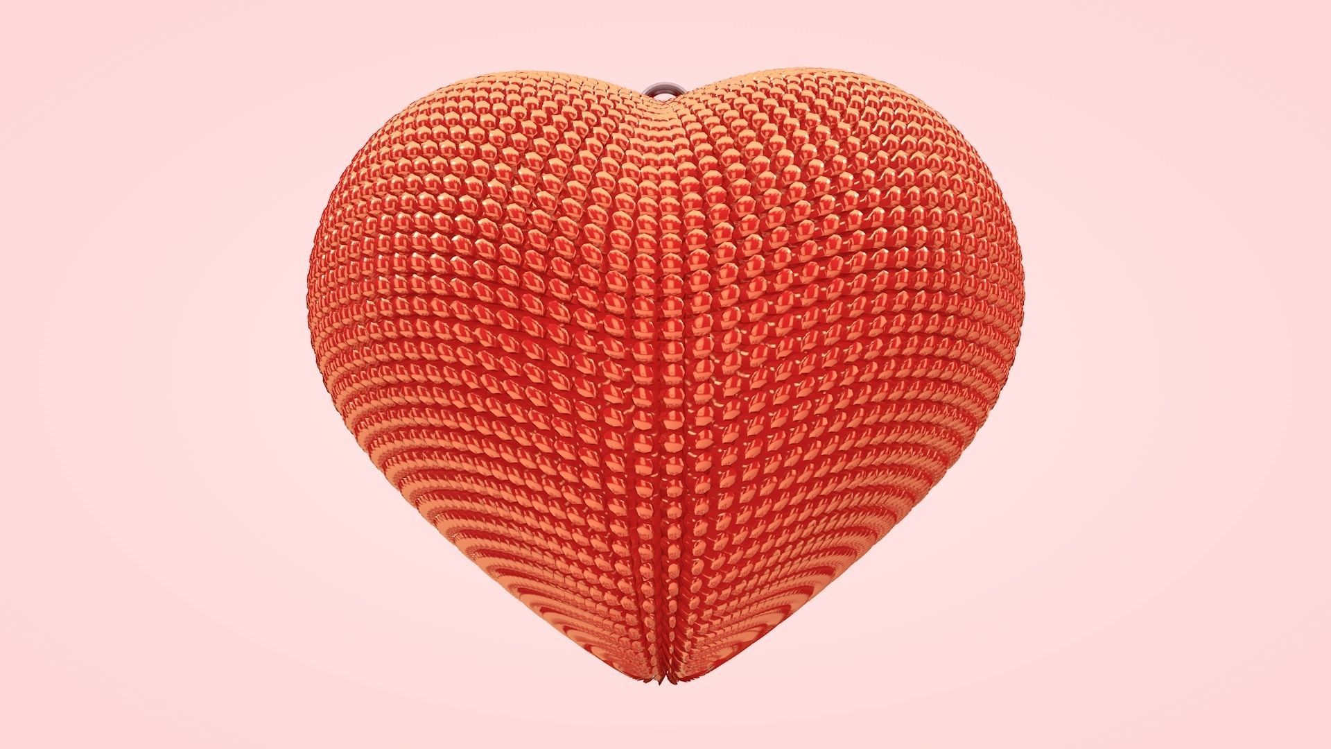 Heart Jewel - Pendant 3D model_4