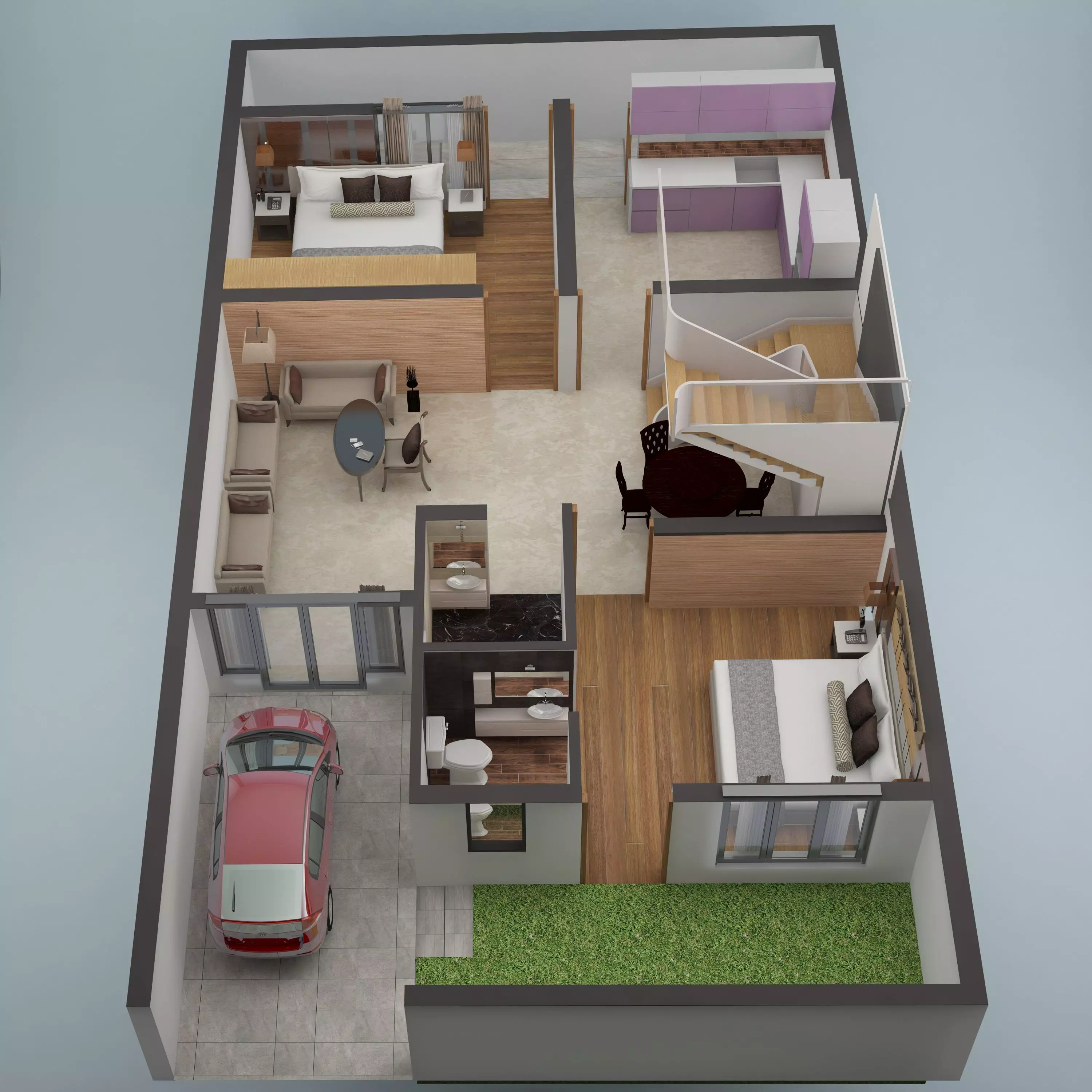 floor 3d plan 3D model_0