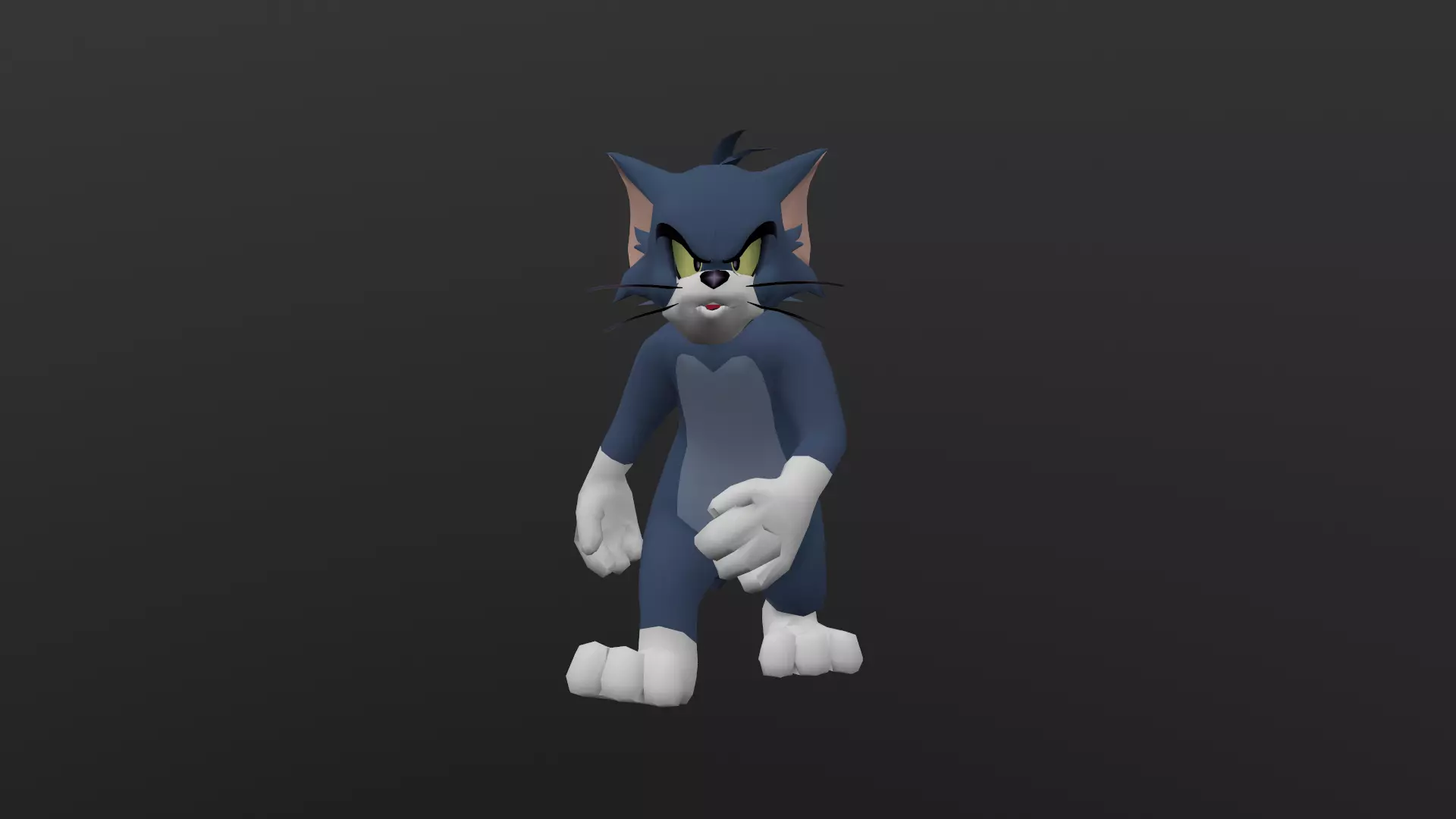 TOMC-030 Tom Cat Walking In Place Low-poly 3D model_0