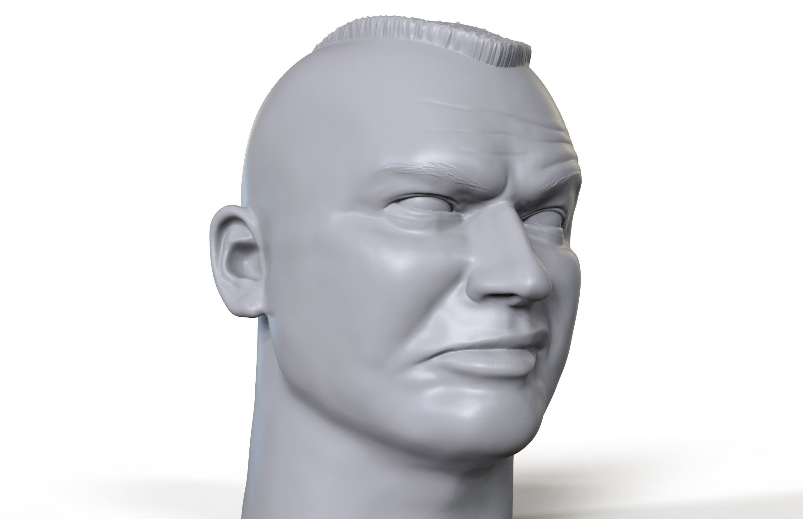 Vigvid Korka 3D printable portrait sculpt 3D print model_1