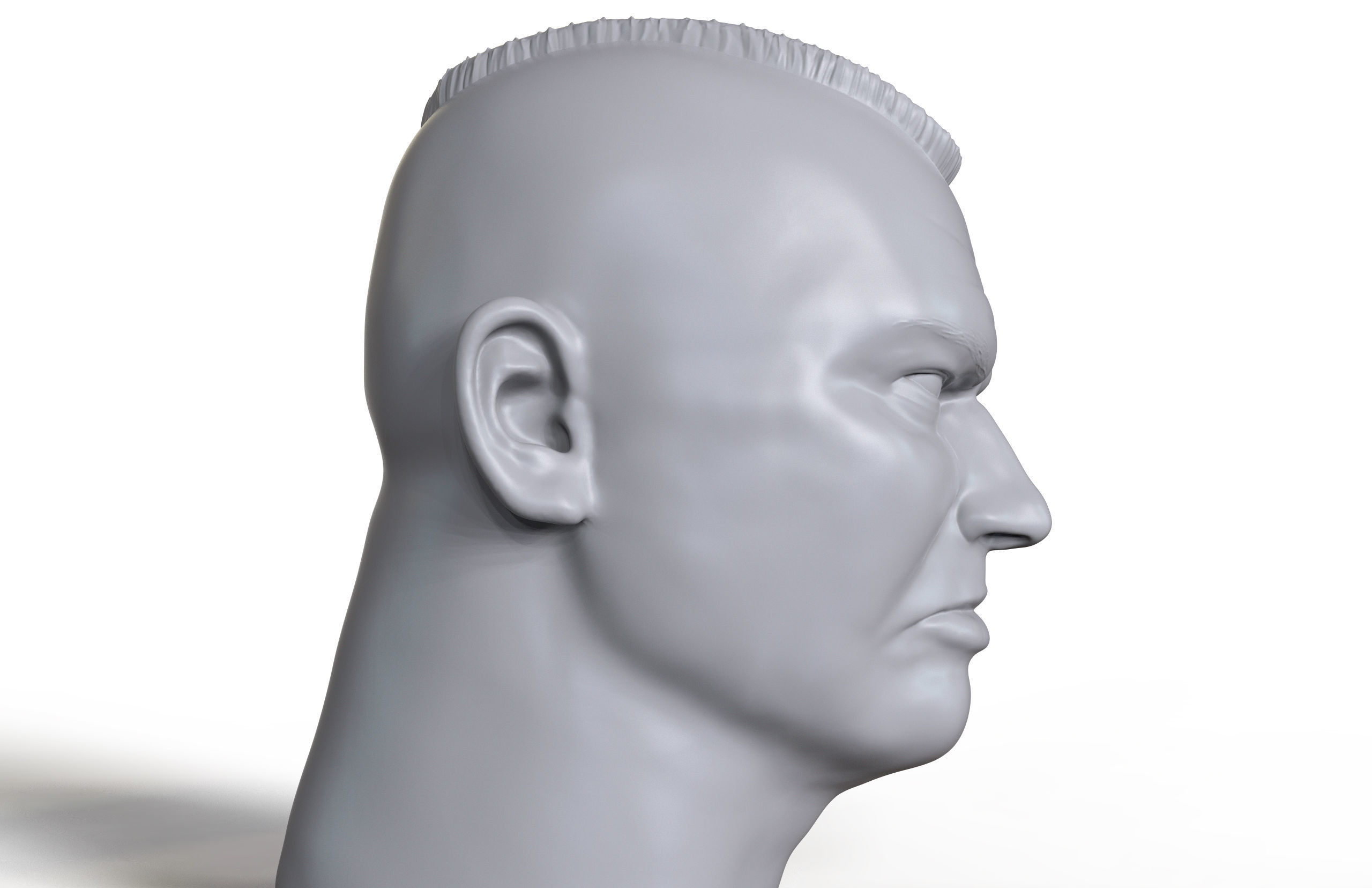 Vigvid Korka 3D printable portrait sculpt 3D print model_4