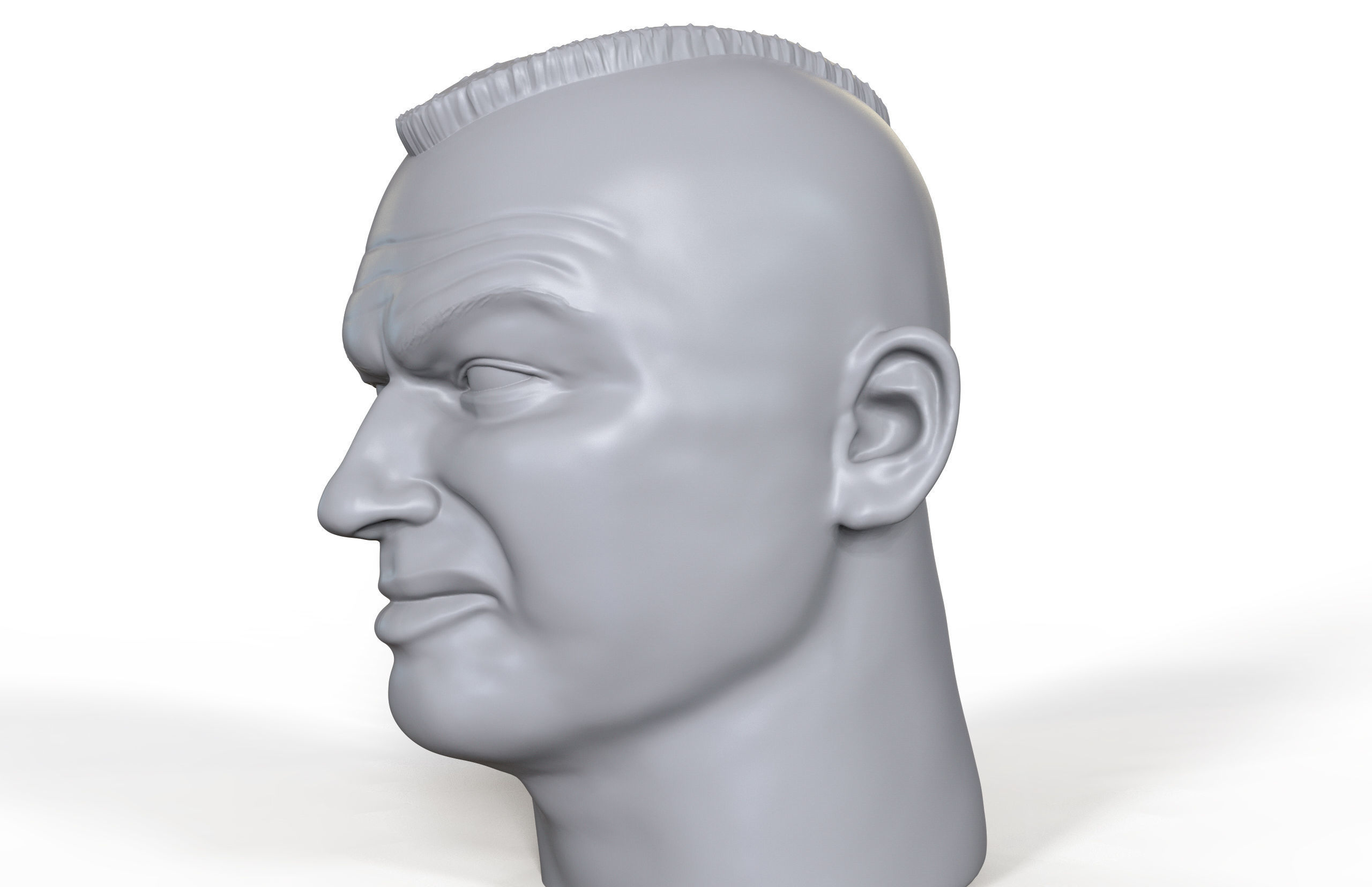 Vigvid Korka 3D printable portrait sculpt 3D print model_5