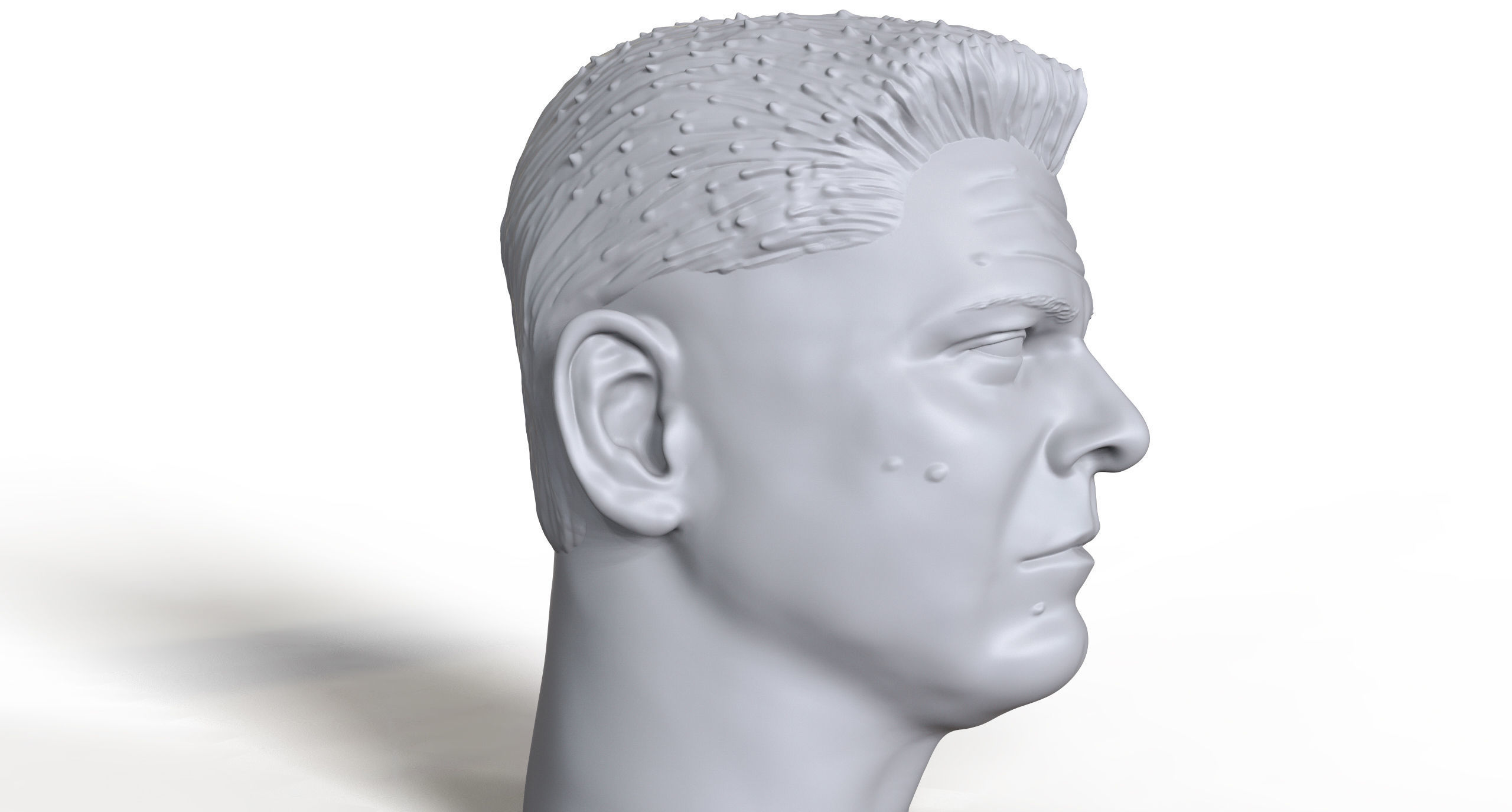 Ninnie Alvin 3D printable portrait  3D print model_4