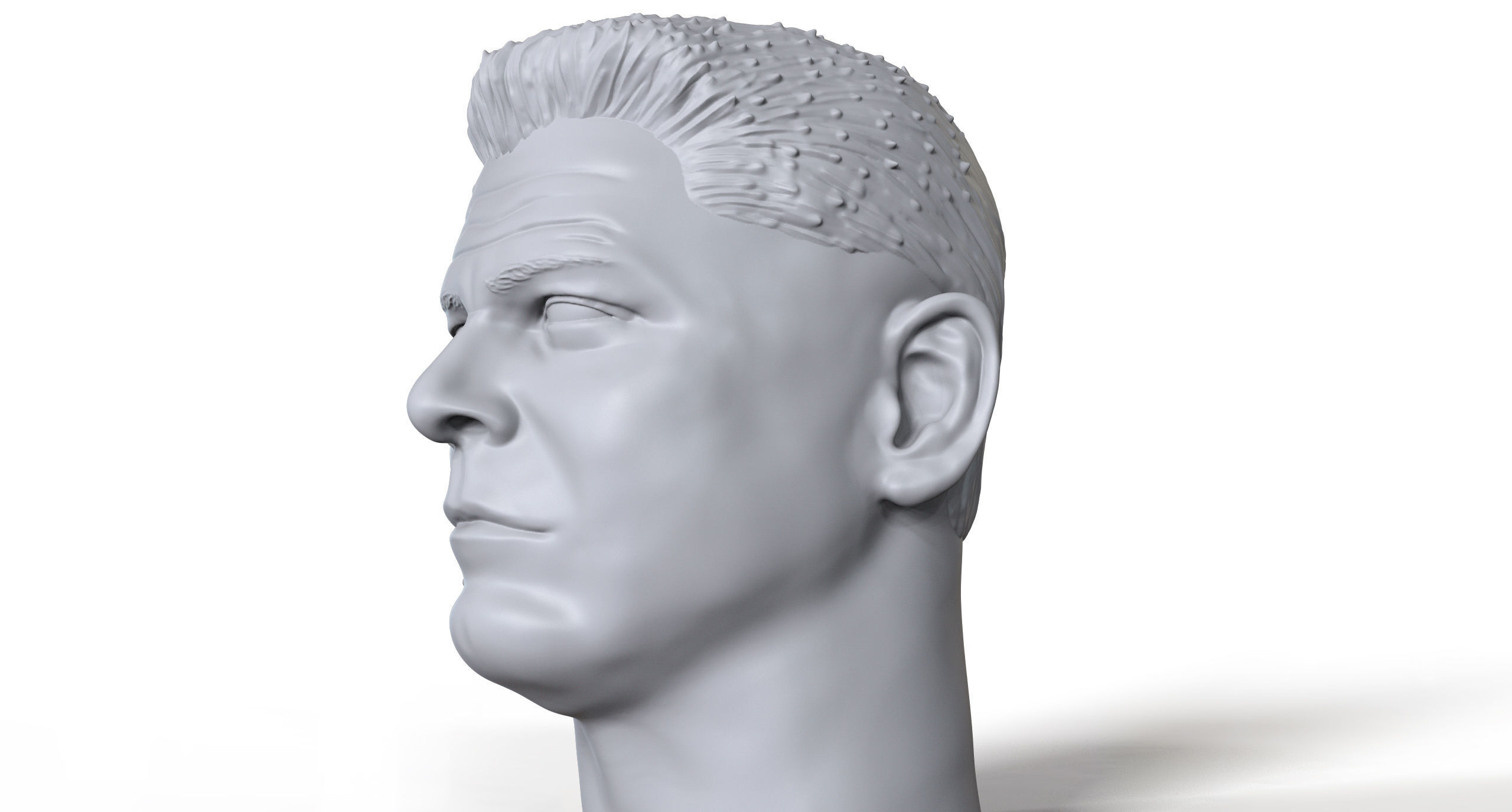 Ninnie Alvin 3D printable portrait  3D print model_7