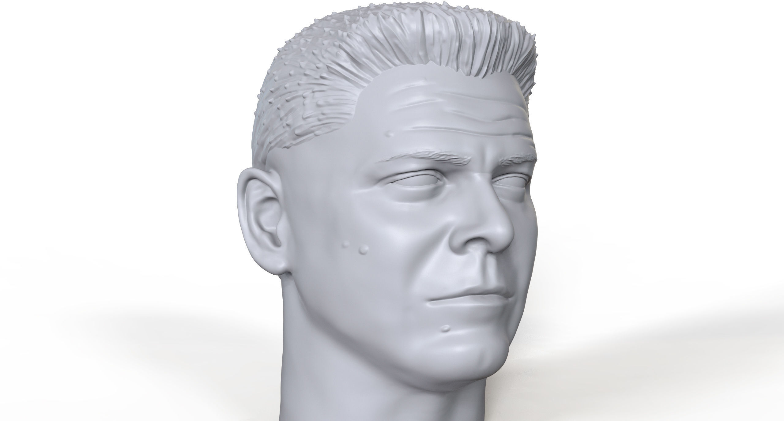 Ninnie Alvin 3D printable portrait  3D print model_3