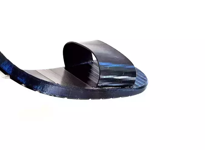 Sandal 3D carbon fiber flip flops 3D print model