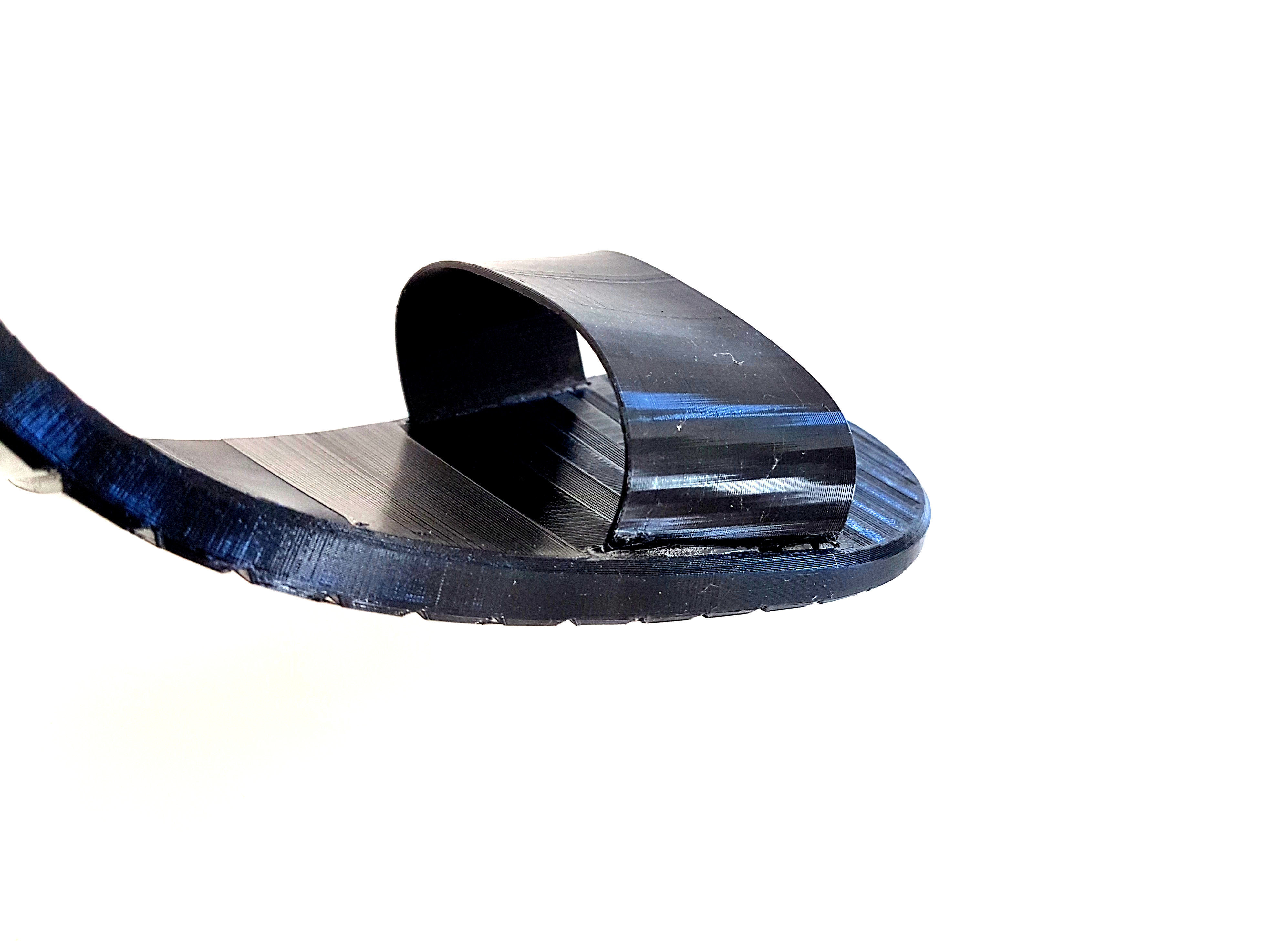 Sandal 3D carbon fiber flip flops 3D print model_0