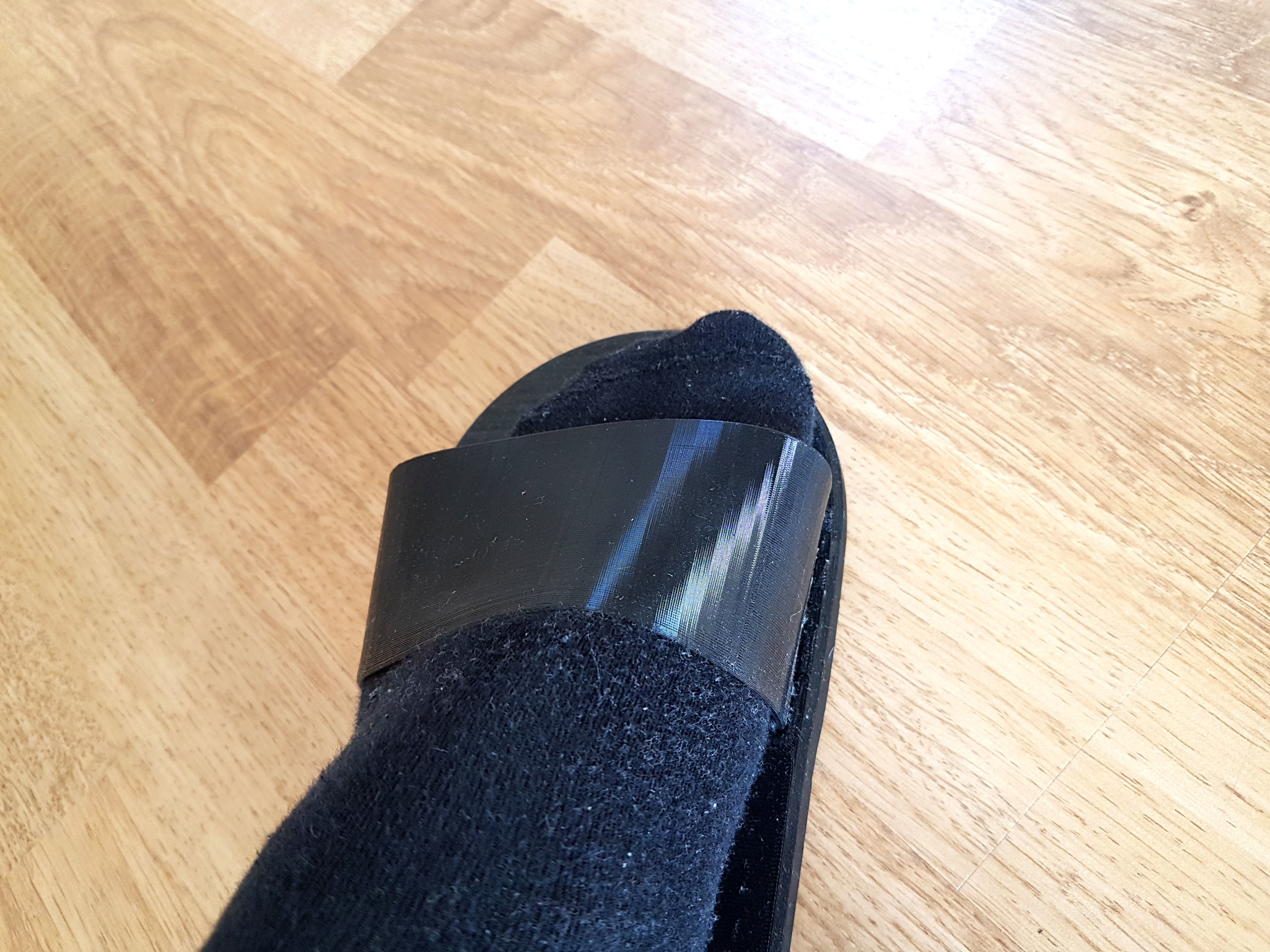 Sandal 3D carbon fiber flip flops 3D print model_8