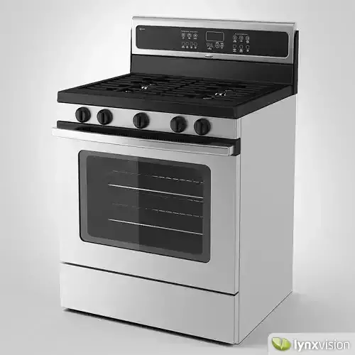 Whirlpool Gas Cooker Free 3D model