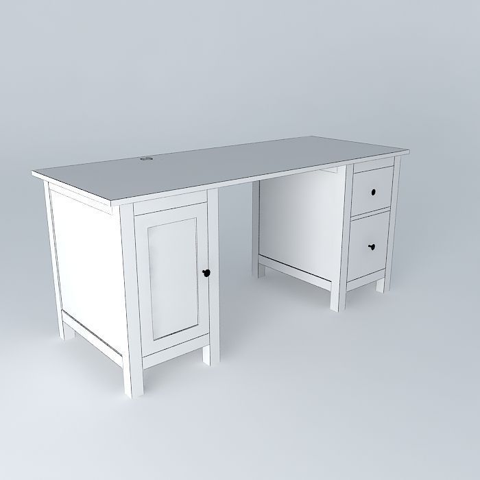 HEMNES desk white free 3D Model max obj 3ds fbx stl skp CGTrader com HEMNES desk white free 3D Model max obj 3ds fbx stl skp CGTrader com