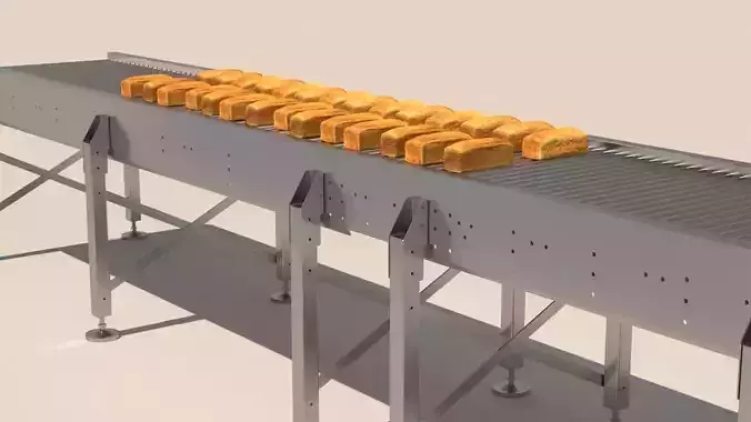 Bread line 3D