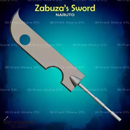 Zabuza sword Cosplay Naruto Shippuden - STL File