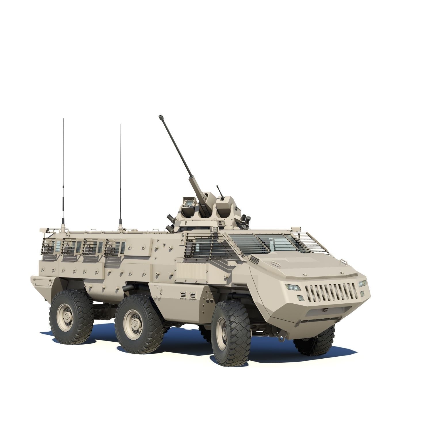 Mbombe armoured vehicle - armored vehicle 3D model_6