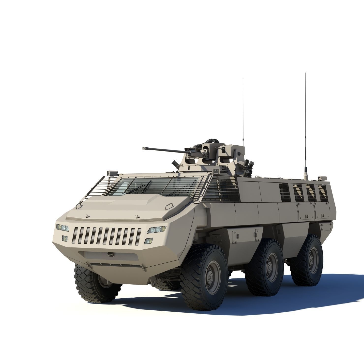 Mbombe armoured vehicle - armored vehicle 3D model_3