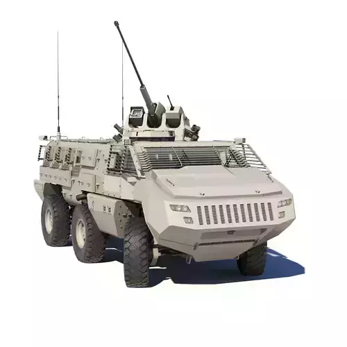 Mbombe armoured vehicle - armored vehicle 3D model