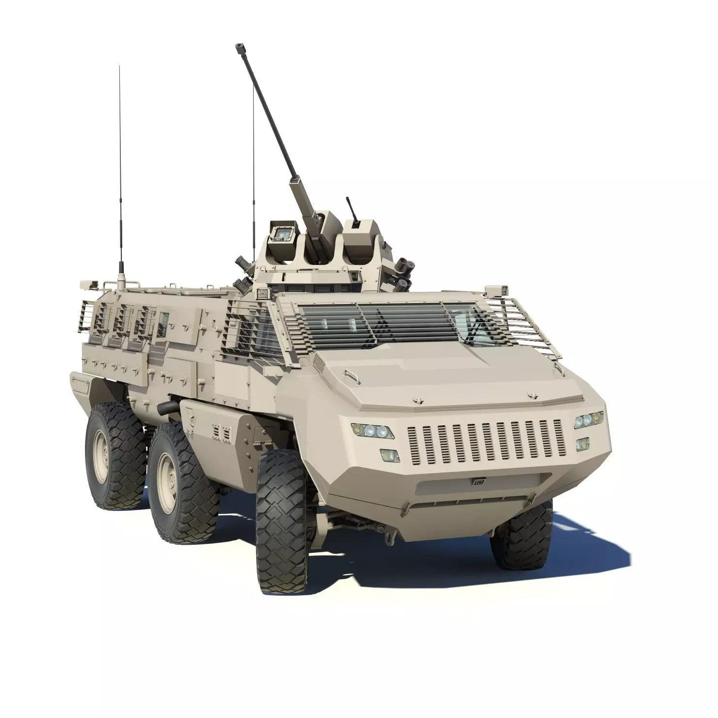 Mbombe armoured vehicle - armored vehicle 3D model_0