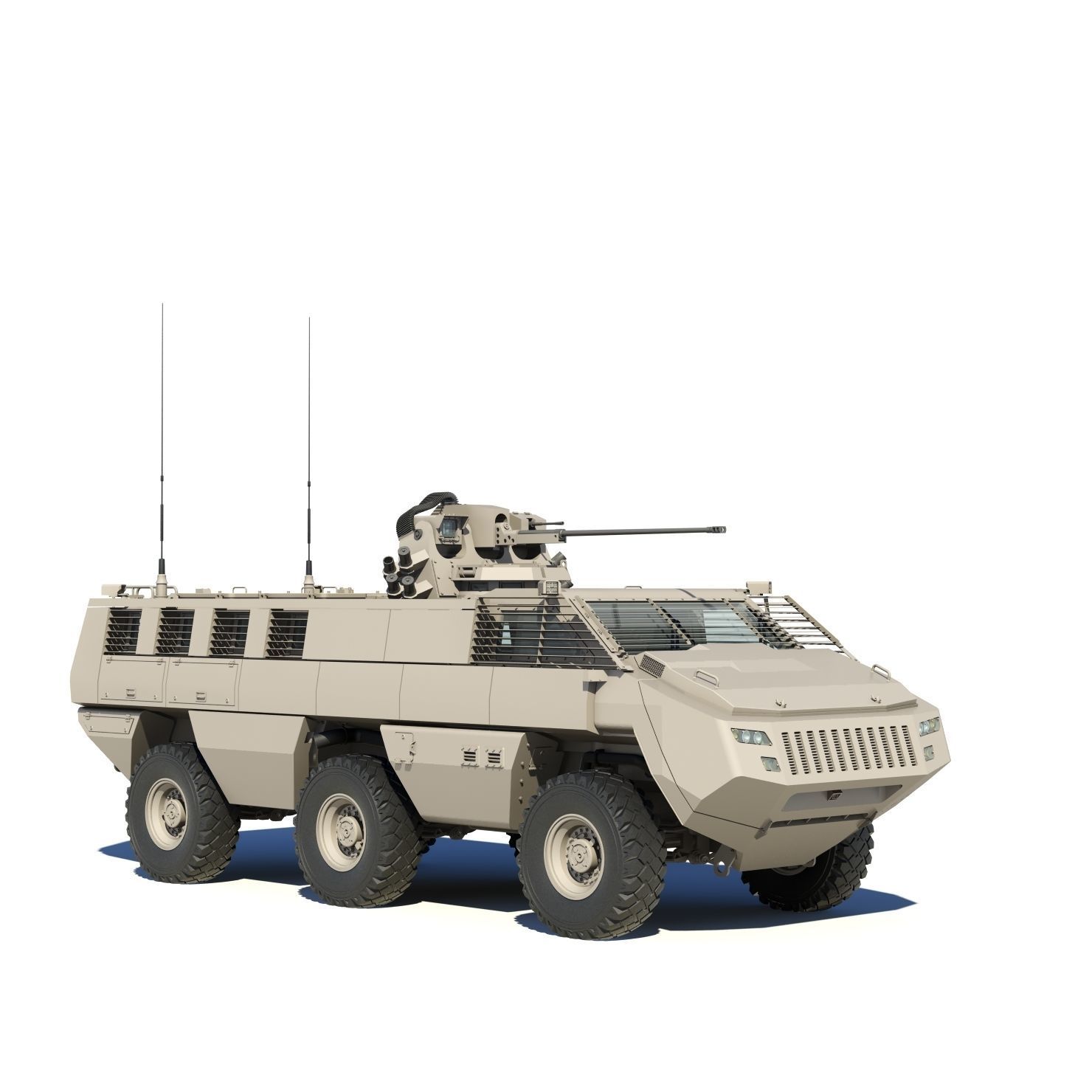 Mbombe armoured vehicle - armored vehicle 3D model_5