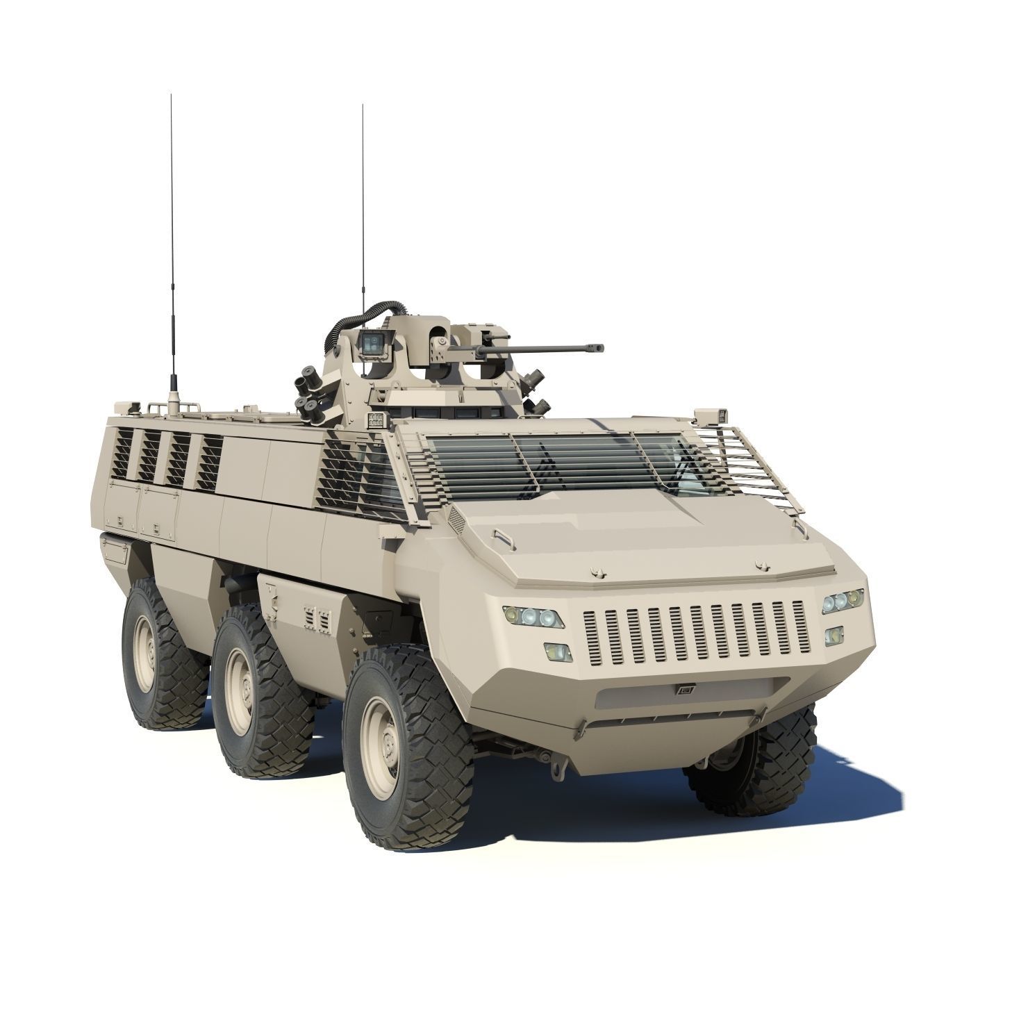 Mbombe armoured vehicle - armored vehicle 3D model_1
