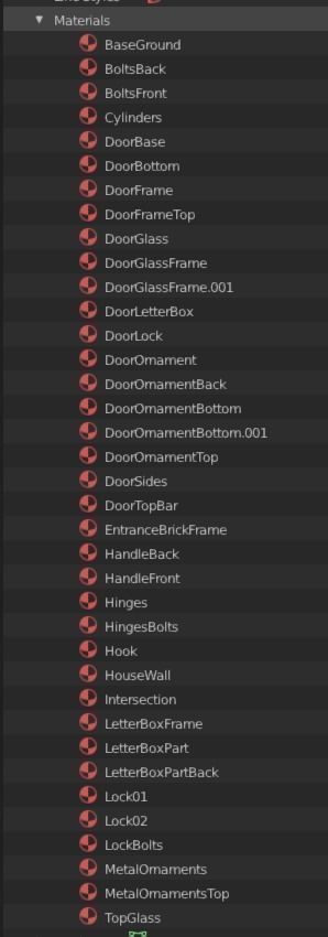 Suburban House Doors 01 3D model_7