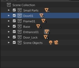 Suburban House Doors 01 3D model_9