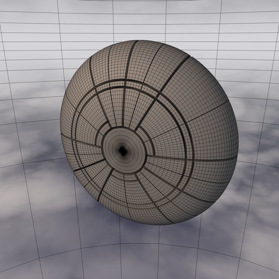 Sci-Fi Spaceship A 002 3D model_9