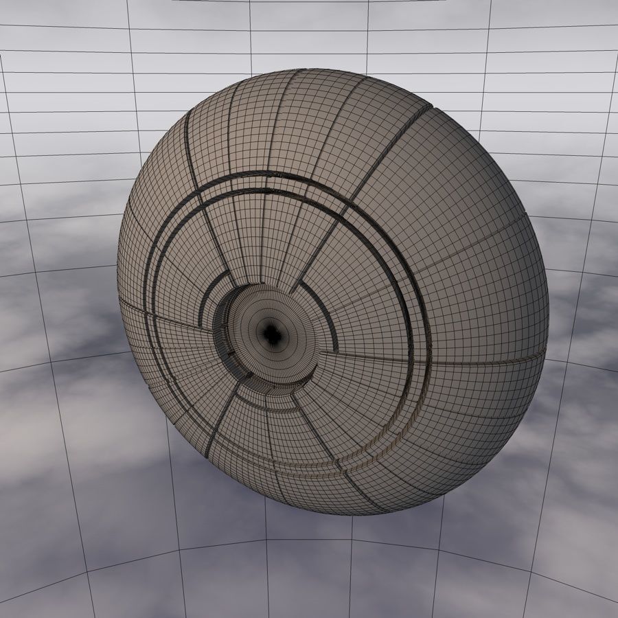 Sci-Fi Spaceship A 002 3D model_5