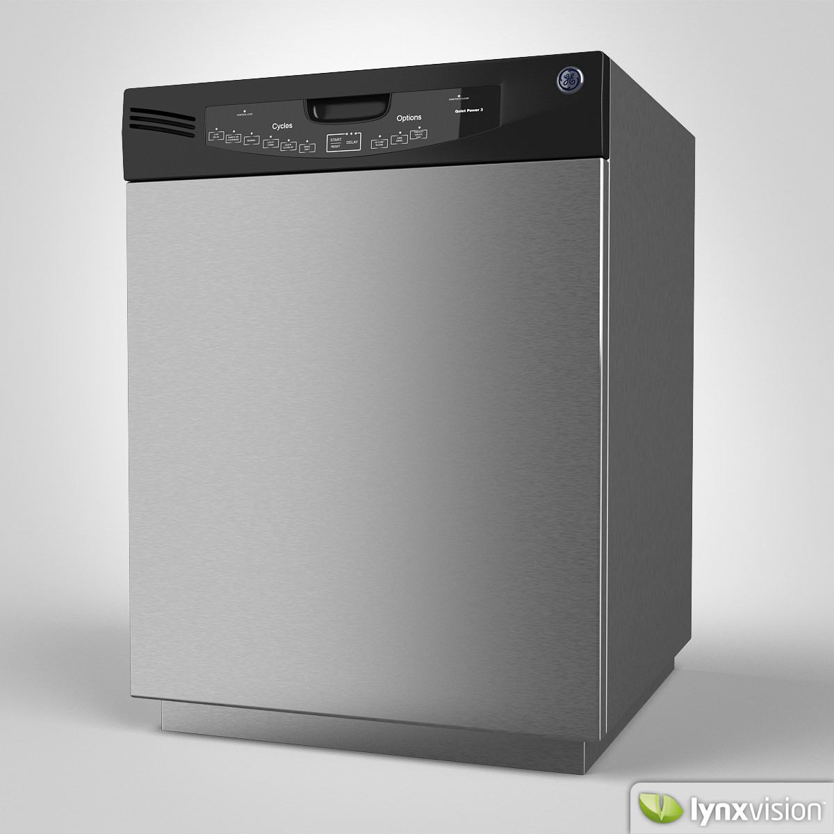 GE Dishwasher 3D Model max obj fbx CGTrader