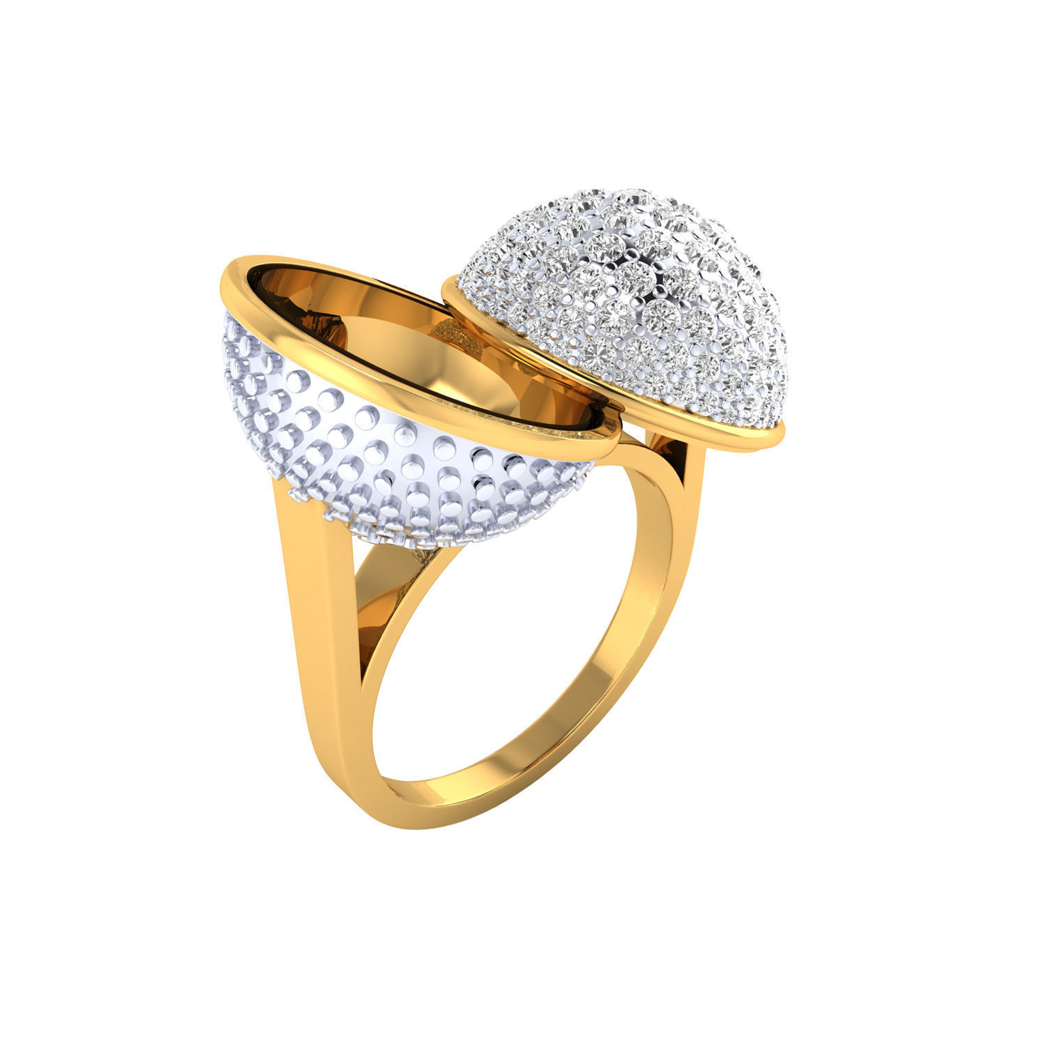 Collection 84 Ladies Ring 3dm jcd render details 3D print model_24