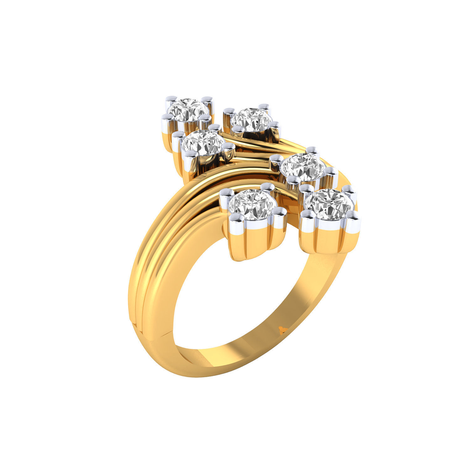 Collection 84 Ladies Ring 3dm jcd render details 3D print model_10