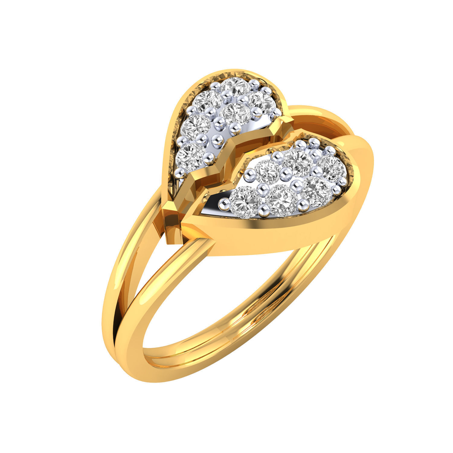 Collection 84 Ladies Ring 3dm jcd render details 3D print model_50