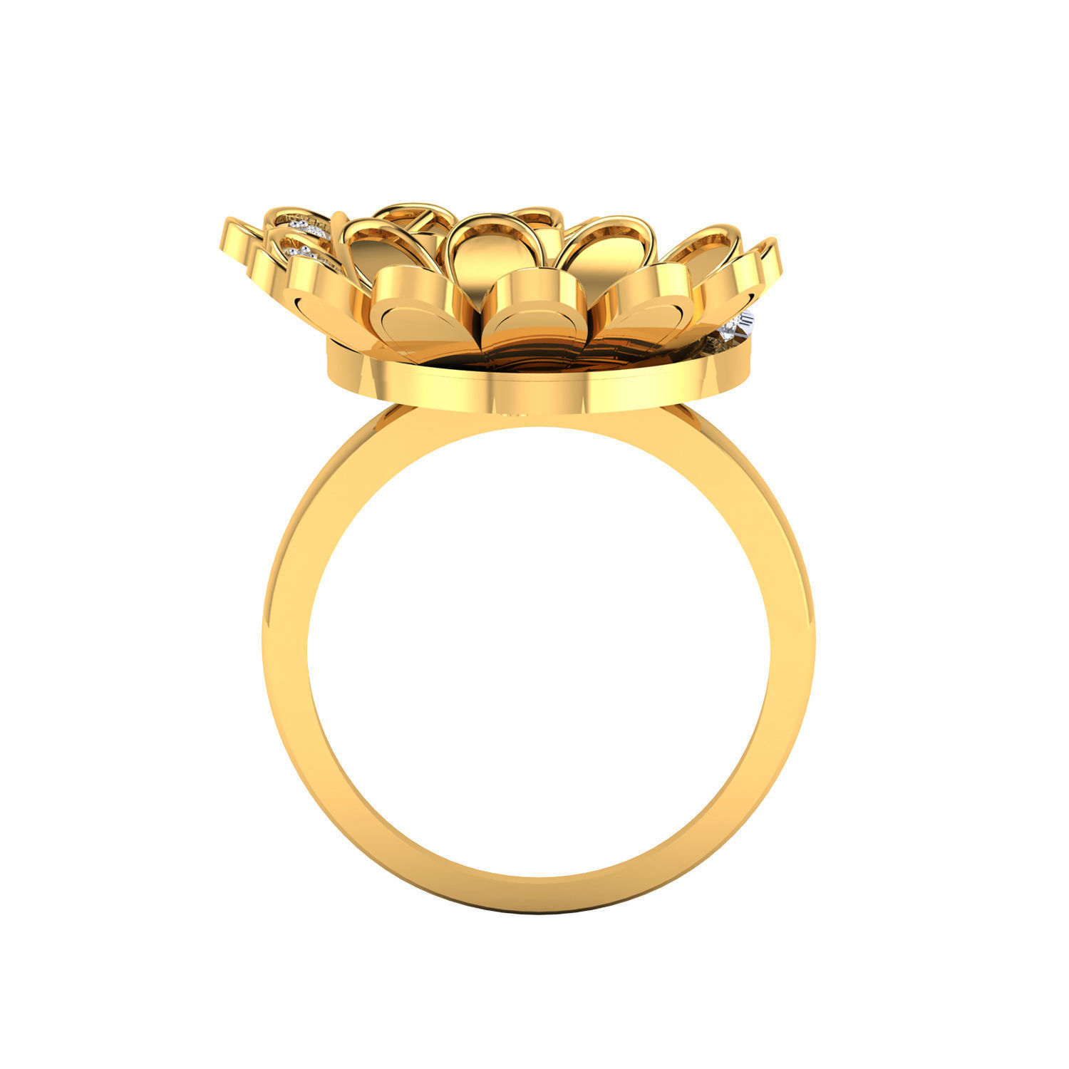 Collection 84 Ladies Ring 3dm jcd render details 3D print model_15