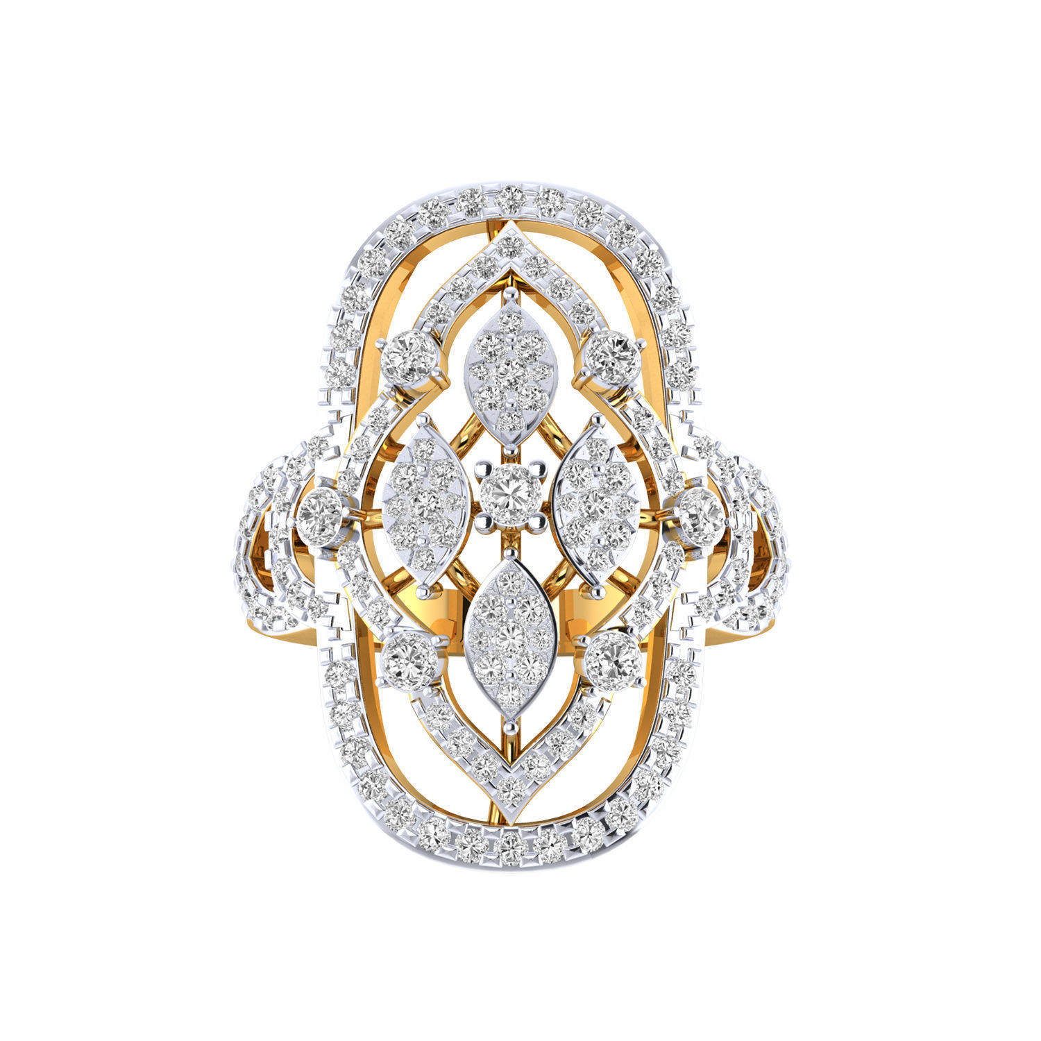 Collection 84 Ladies Ring 3dm jcd render details 3D print model_8