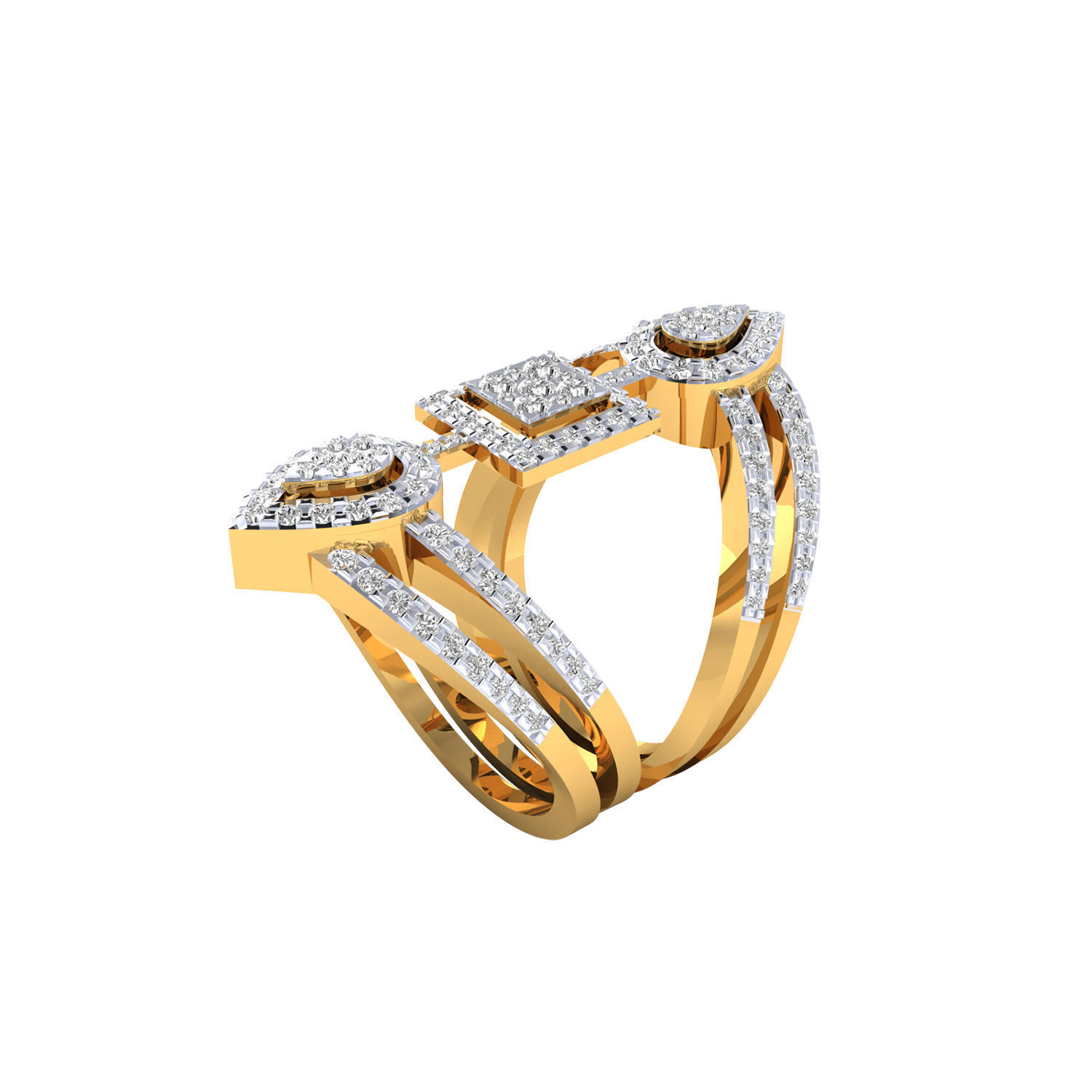 Collection 84 Ladies Ring 3dm jcd render details 3D print model_37