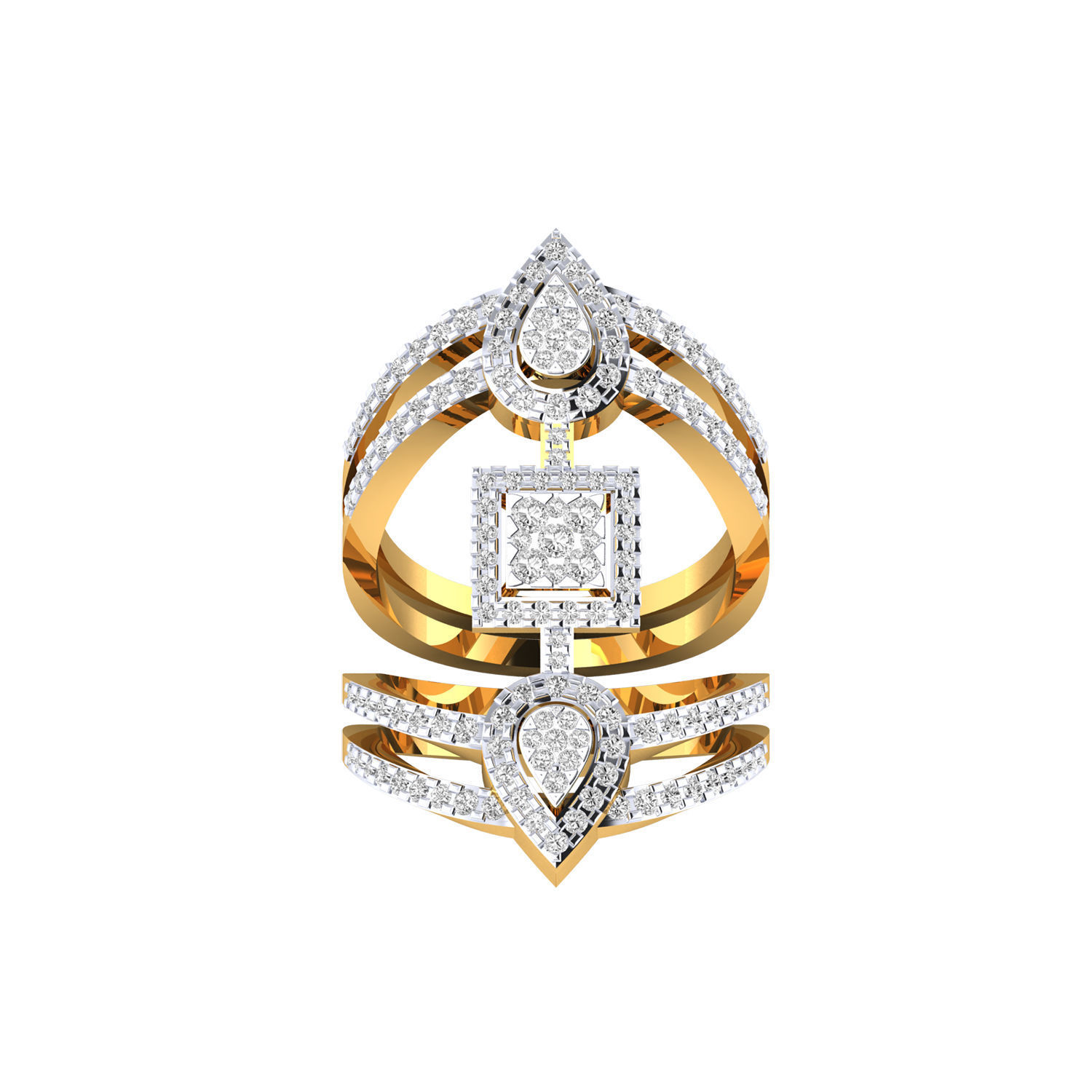 Collection 84 Ladies Ring 3dm jcd render details 3D print model_36