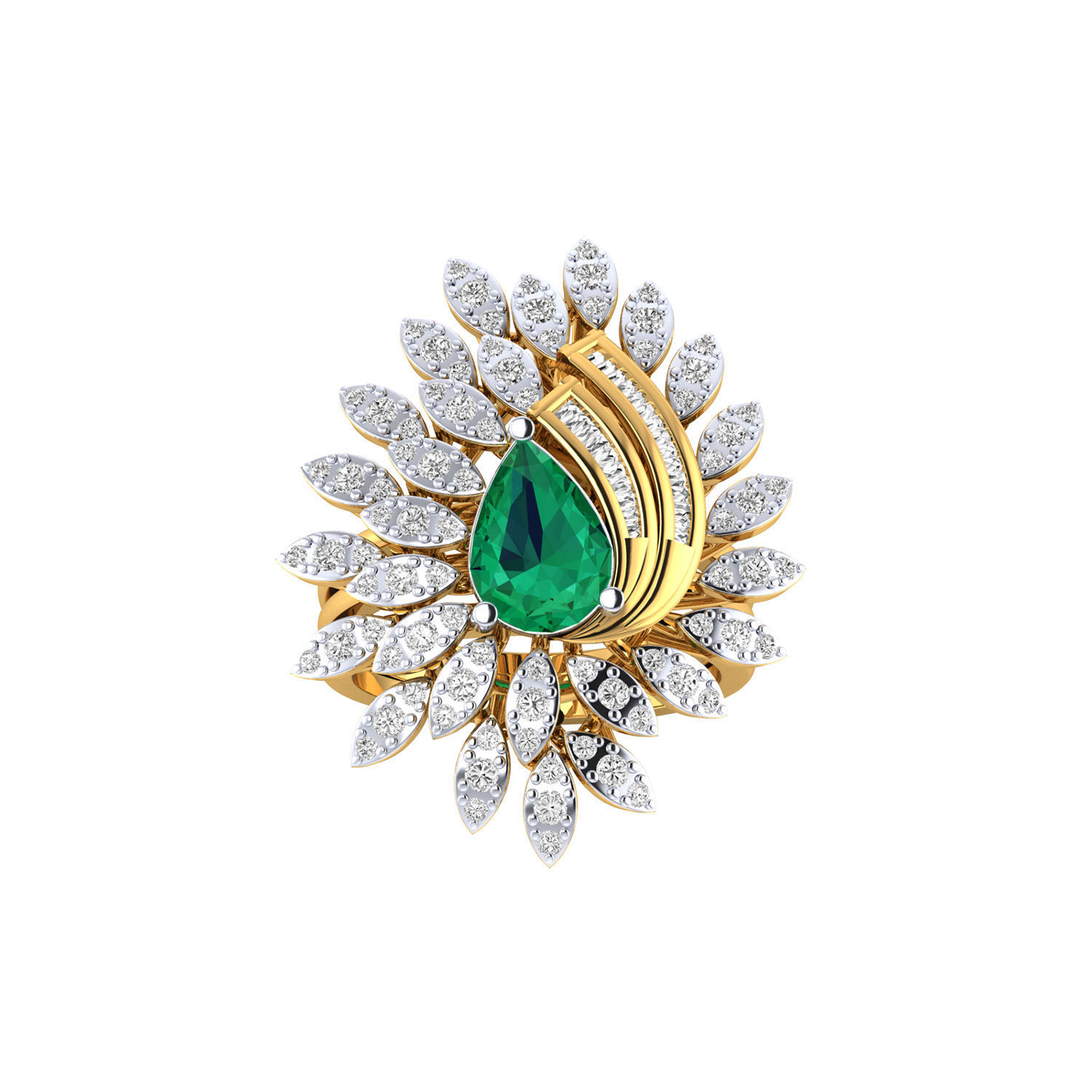 Collection 84 Ladies Ring 3dm jcd render details 3D print model_22