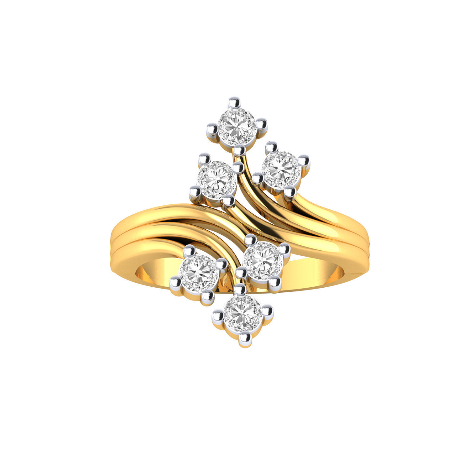 Collection 84 Ladies Ring 3dm jcd render details 3D print model_9