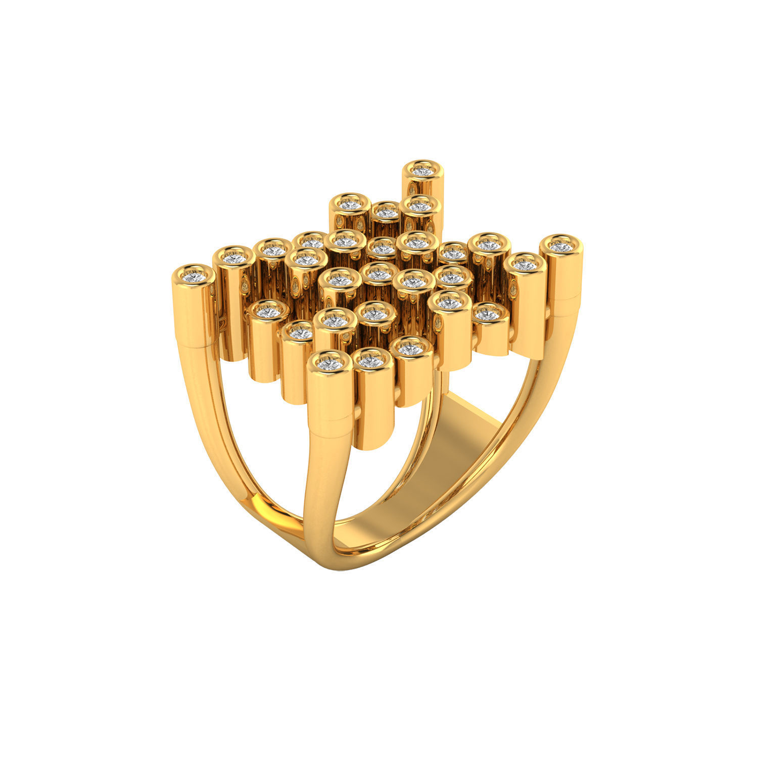 Collection 84 Ladies Ring 3dm jcd render details 3D print model_38