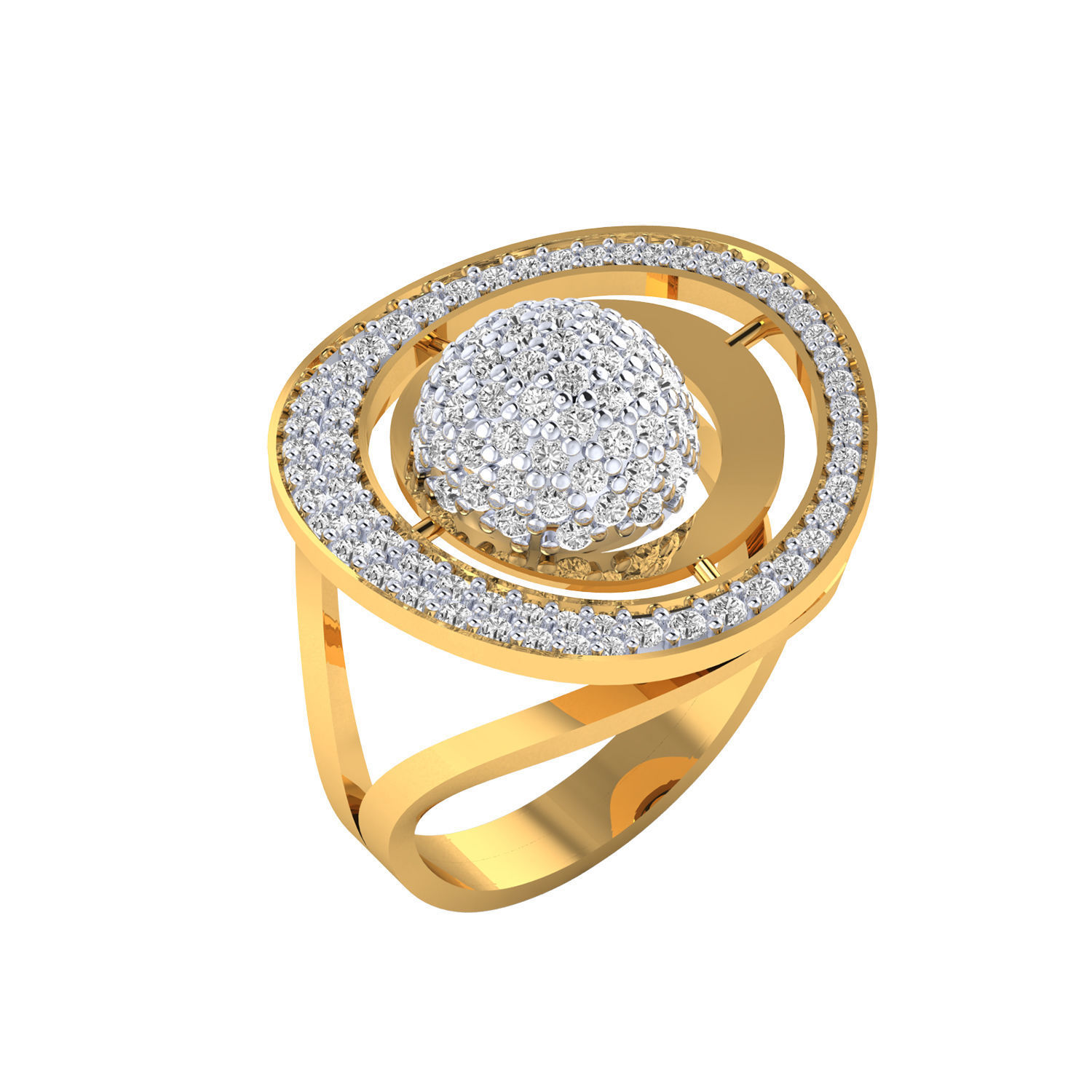 Collection 84 Ladies Ring 3dm jcd render details 3D print model_52