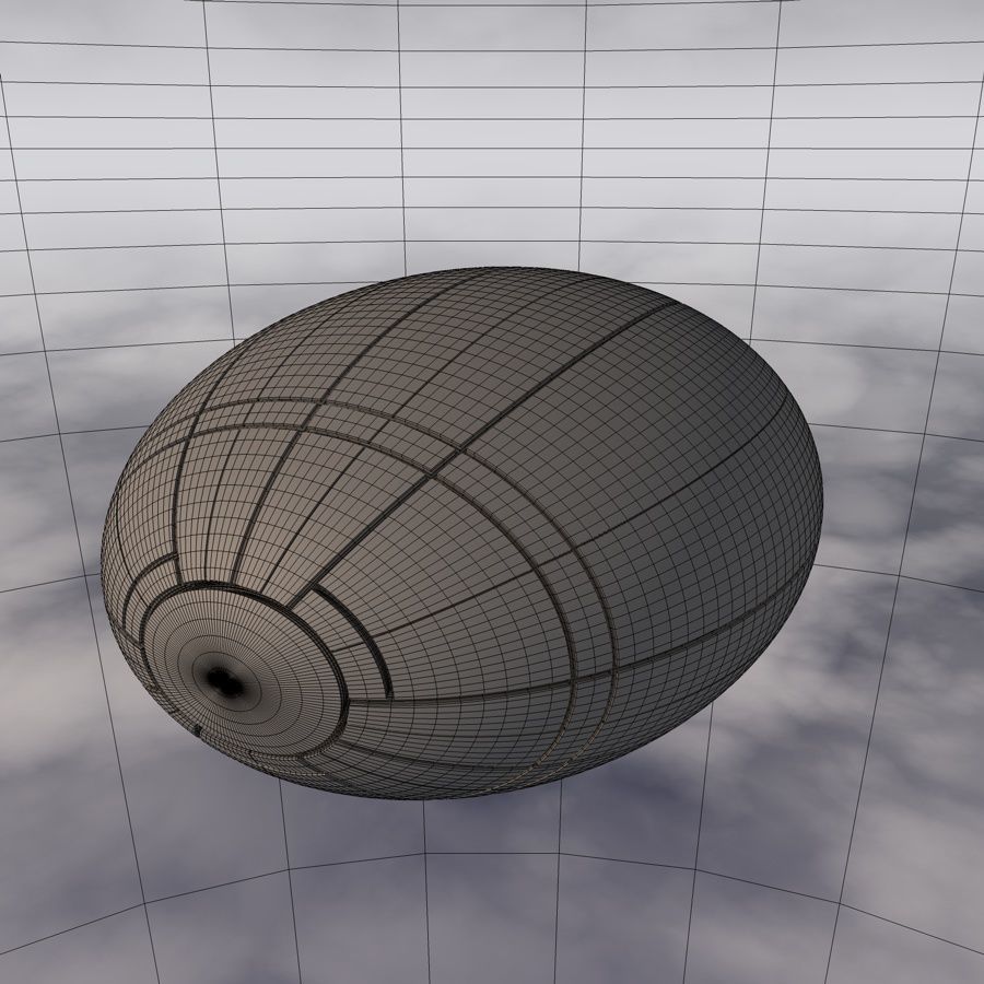 Sci-Fi Spaceship A 003 3D model_9
