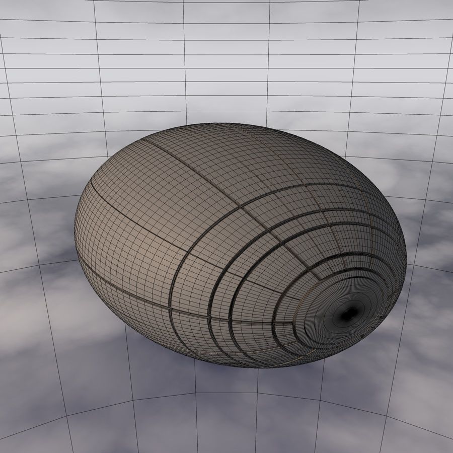 Sci-Fi Spaceship A 003 3D model_11