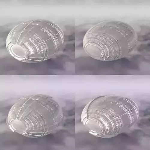 Sci-Fi Spaceship A 003 3D model