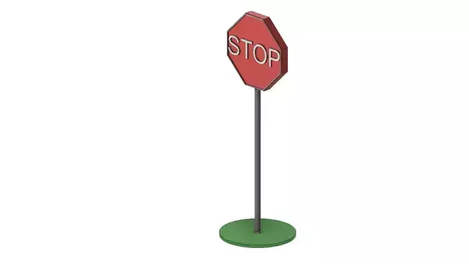 STOP Sign  Free 3D print model