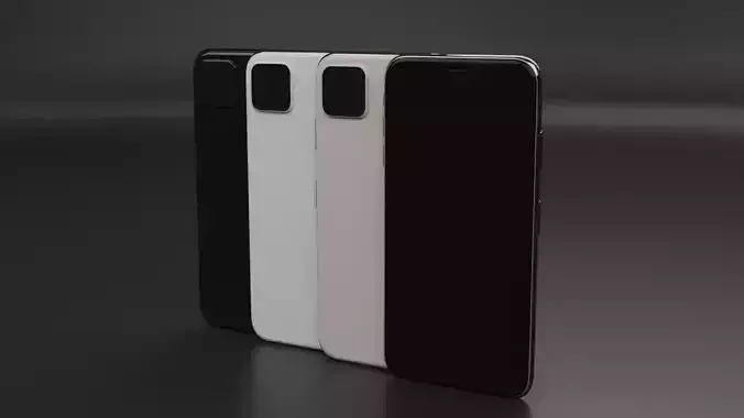 iPhone 11 Pro Max 3D Printable In Colors And Non Color HQ Free 3D print model