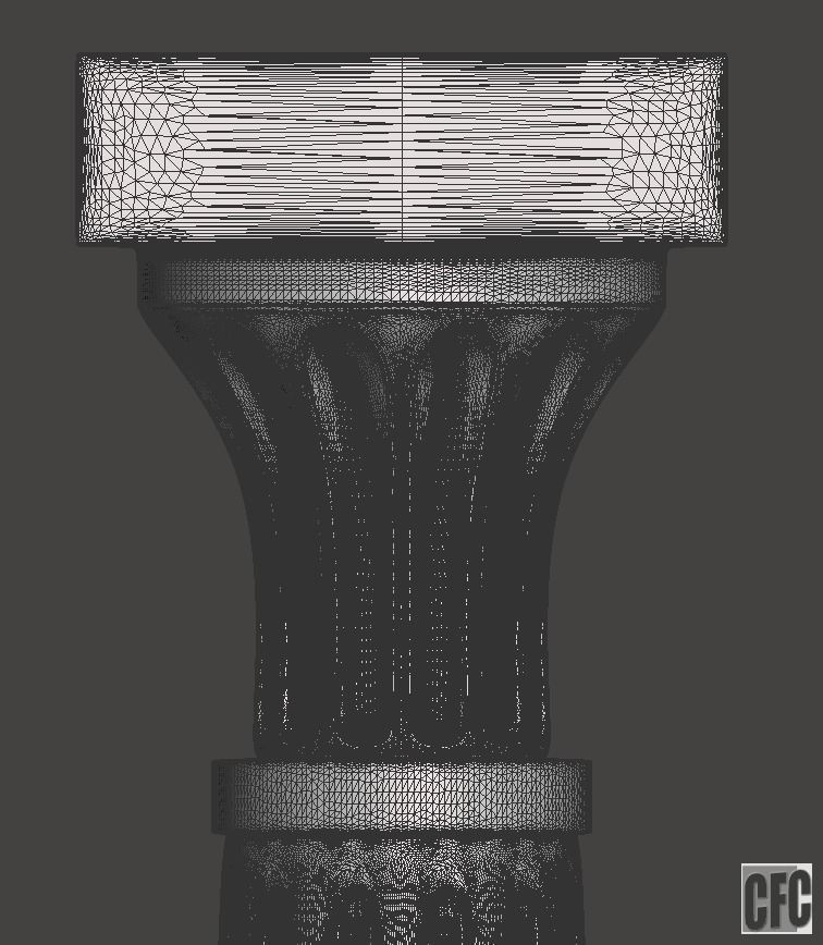Balauster-Column - 3d model for CNC - BalausterColumnCFC04 3D print model_13