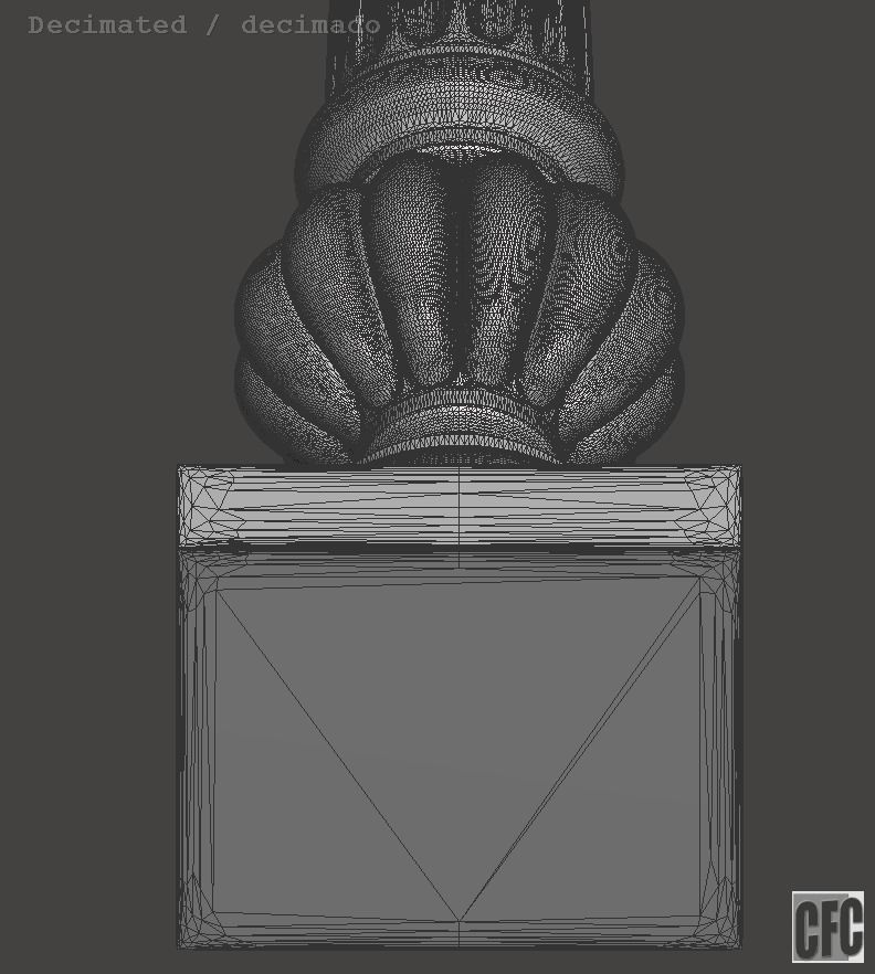 Balauster-Column - 3d model for CNC - BalausterColumnCFC04 3D print model_18